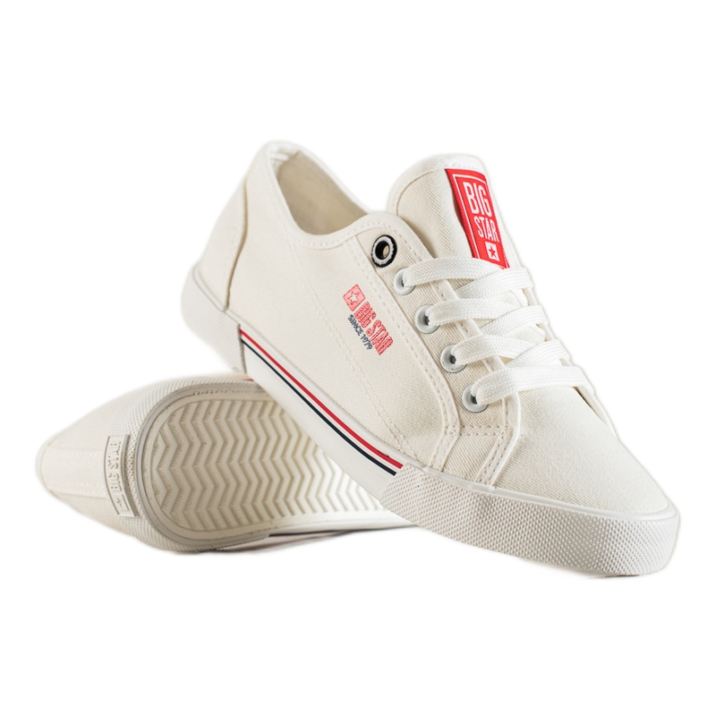 Tênis feminino Big Star HH274059 branco