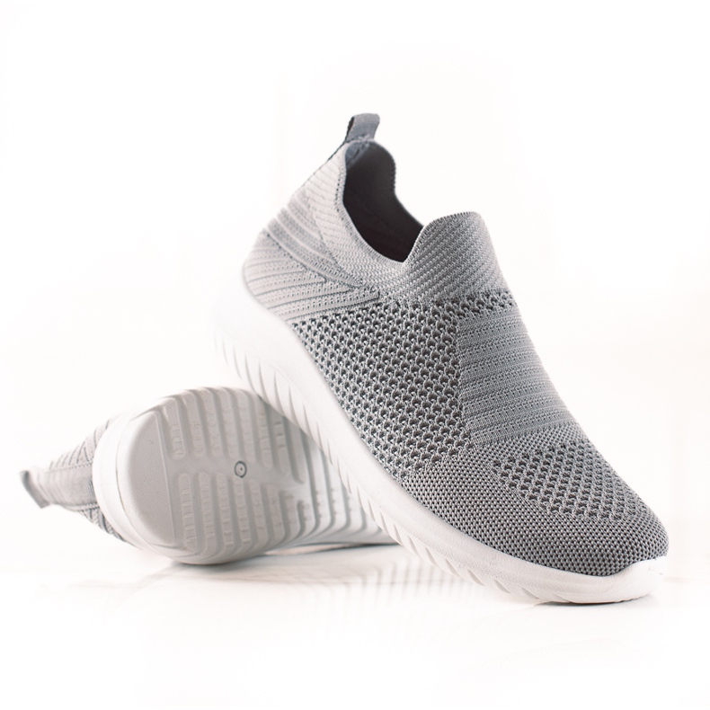 TRENDI Tênis confortáveis cinza