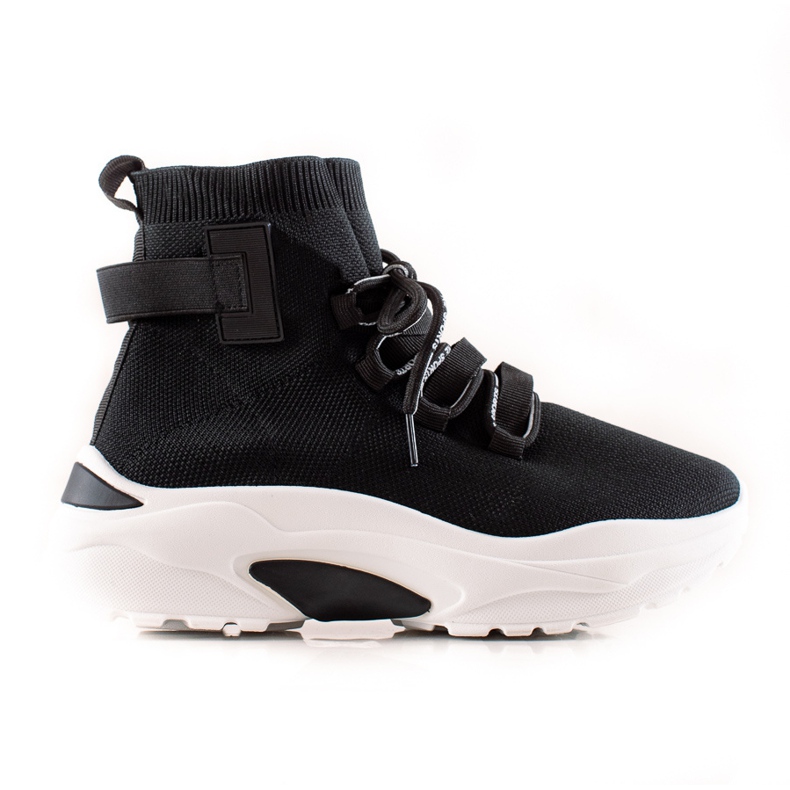 TRENDI Tênis com meia preto TRENDI Tênis com meia preto