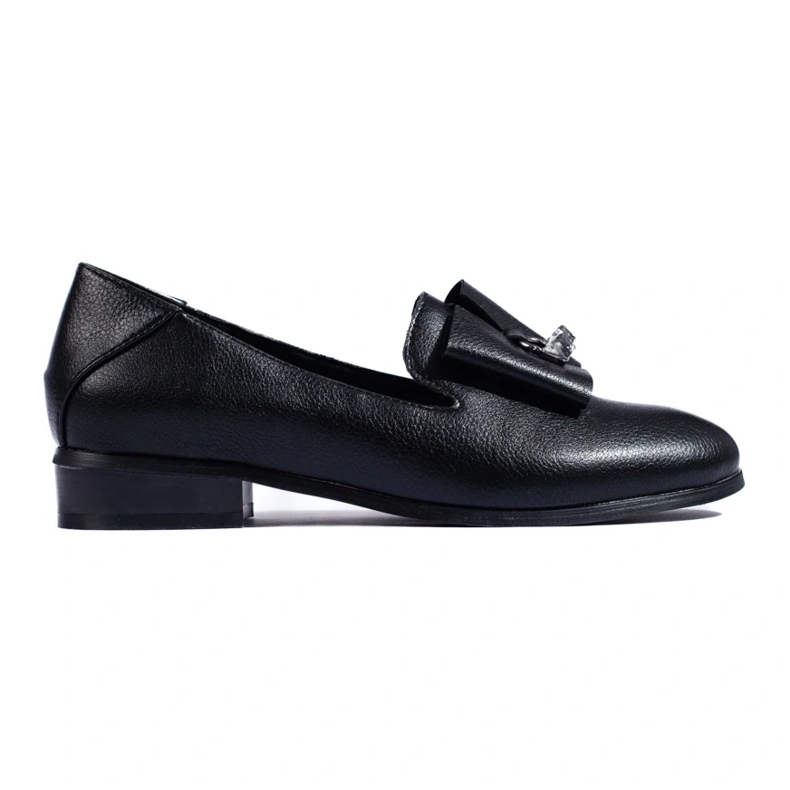 W. Potocki Sapatos com cristais Potocki preto