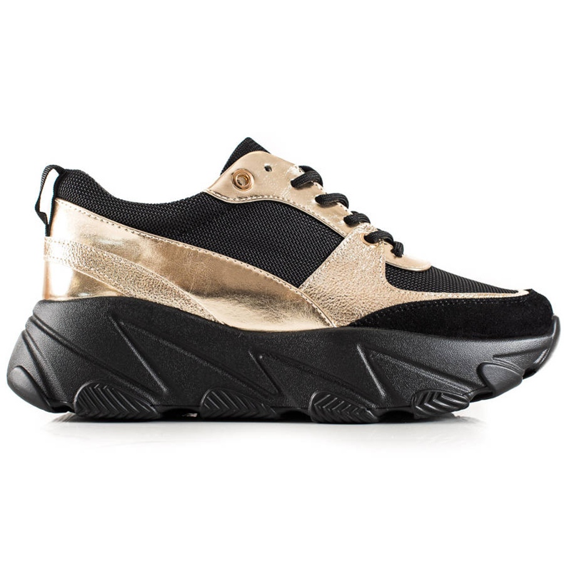 W. Potocki Potocki tênis preto e dourado