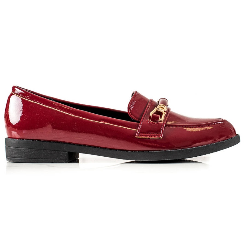 Small Swan Brogues Borgonha Lacados vermelho Small Swan Brogues Borgonha Lacados vermelho