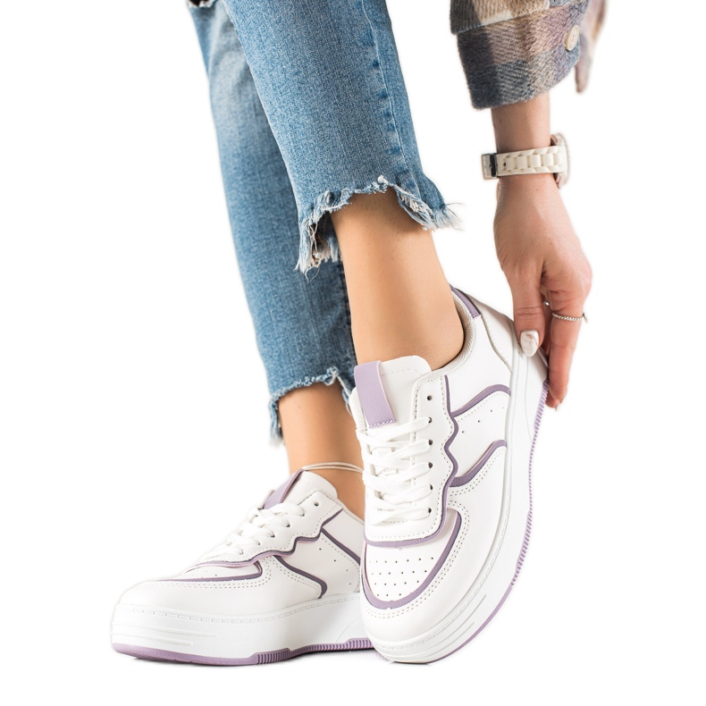 Weide Tênis Casuais Confortáveis branco