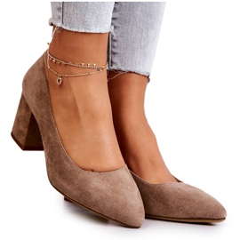 Sapatos de Camurça Sergio Leone PB411 Bege marrom