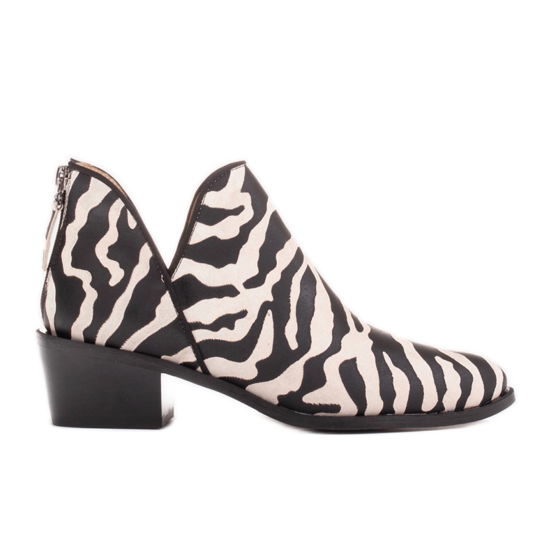 Marco Shoes Botas de couro genuíno com recorte 1954B-1249-1 bege Marco Shoes Botas de couro genuíno com recorte 1954B-1249-1 bege