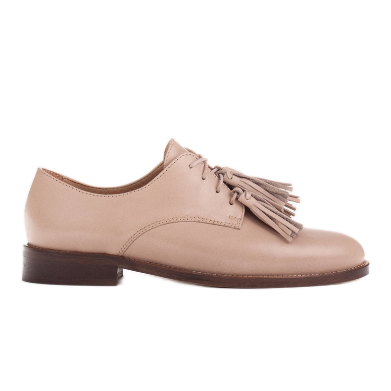 Marco Shoes Sapatos com atacadores e franjas 2222P-1250-1 bege