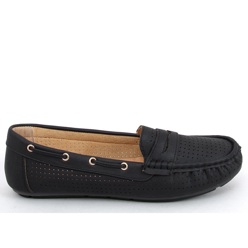 Mocassins femininos Minori Black preto