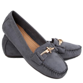 Mocassins Lyset Gris para mulher cinza