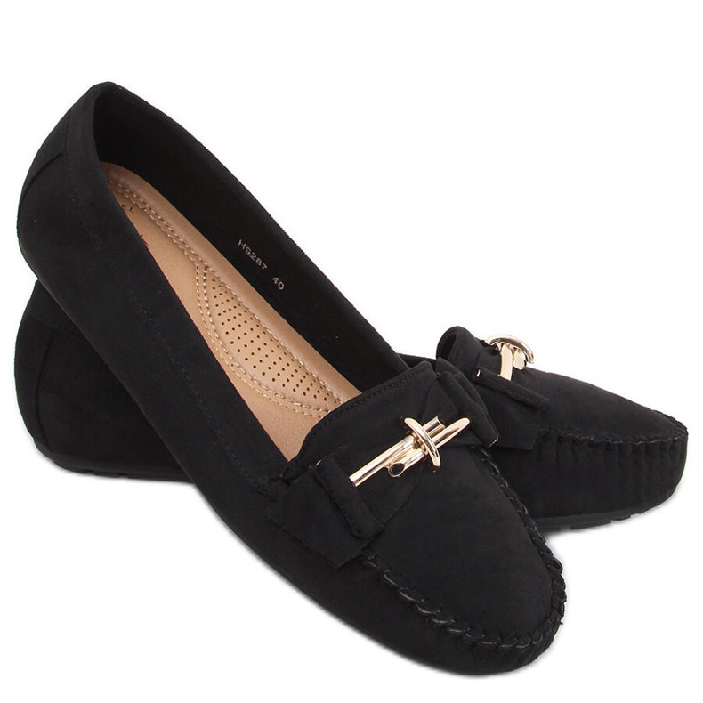 Mocassins femininos Lyset Negro preto