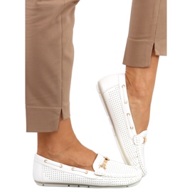 Mocassins femininos Wong White branco