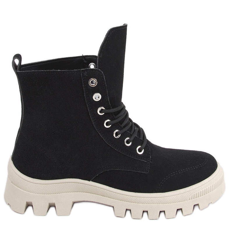 Mariko Tênis trekking cano alto preto