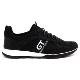 Polbut Sapatos casuais de couro masculino 2111P preto Polbut Sapatos casuais de couro masculino 2111P preto