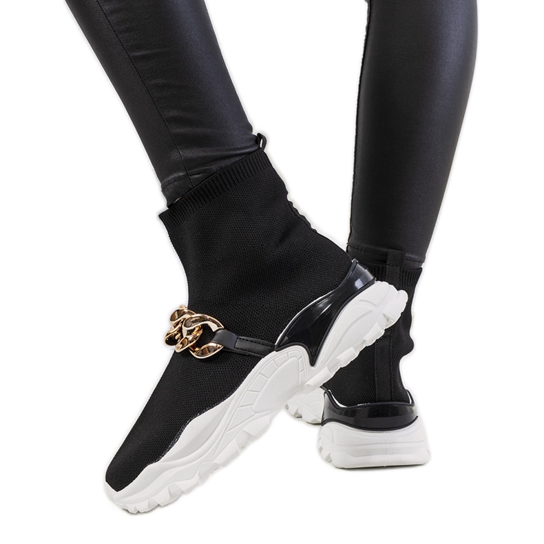 Hurtado tênis preto alto