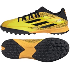 Chuteira Adidas X Speedflow Messi.3 Tf Jr GW7424 amarelo