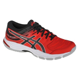Asics Gel-Beyond 6 M 1071A049-601 tênis de vôlei vermelho laranjas e vermelhos
