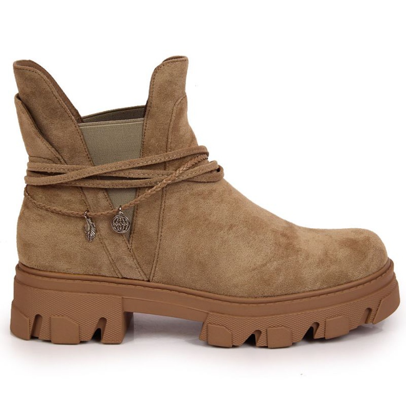 Botas Jodhpur Filippo W PAW317 bege