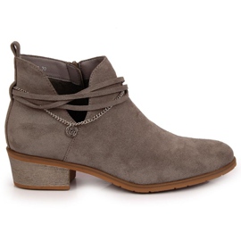 Botas cinza com corrente Filippo W PAW318B