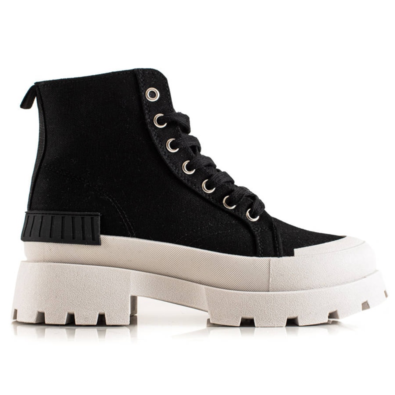 Seastar Tênis altos da moda na plataforma preto