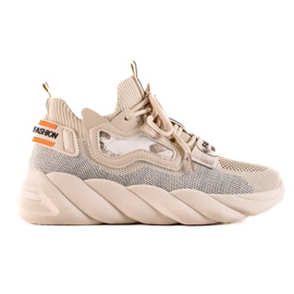 Weide Tênis Confortáveis ​​da Moda castanho