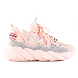 Weide Tênis Confortáveis ​​da Moda rosa