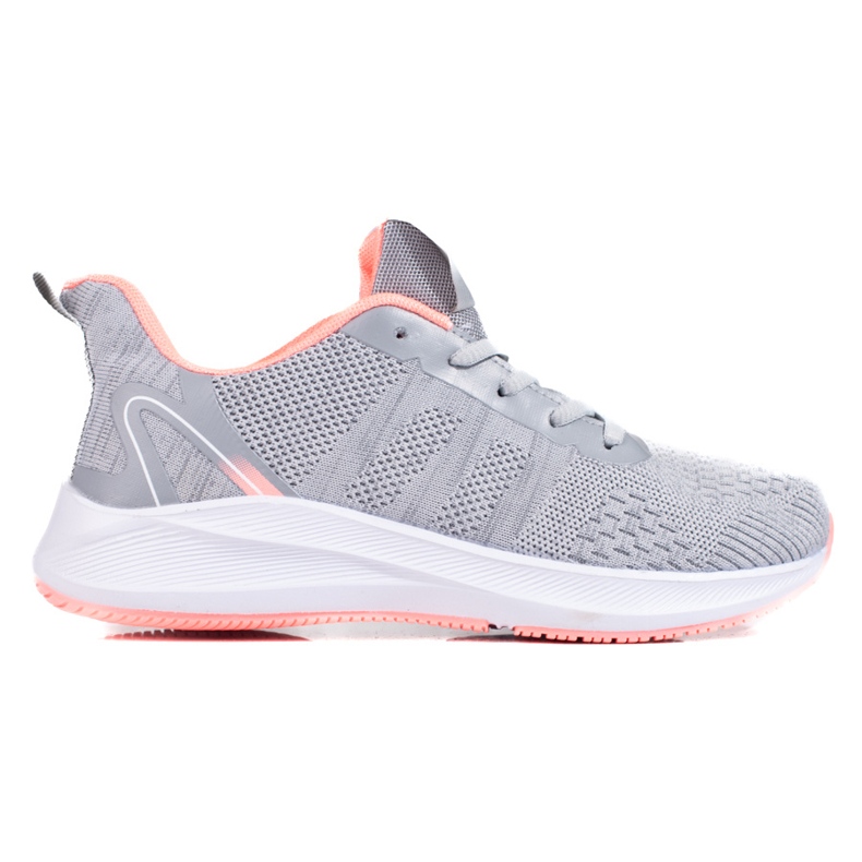 TRENDI Calçados esportivos têxteis cinza