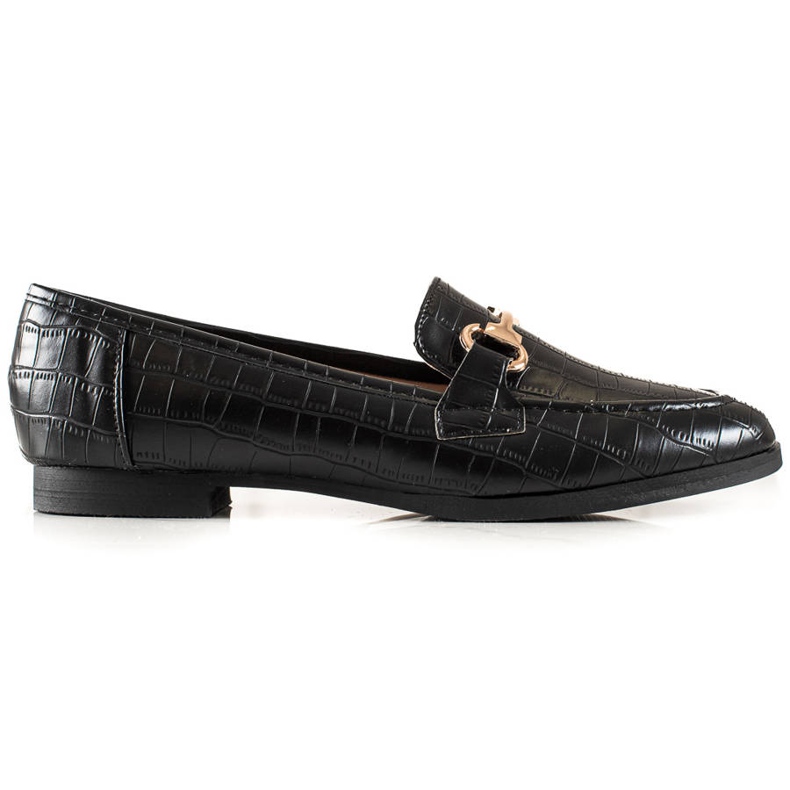 Renda Mocassins elegantes preto