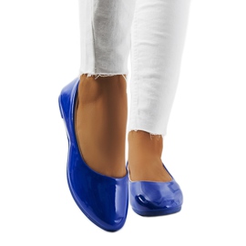 Odense bailarinas azul patente