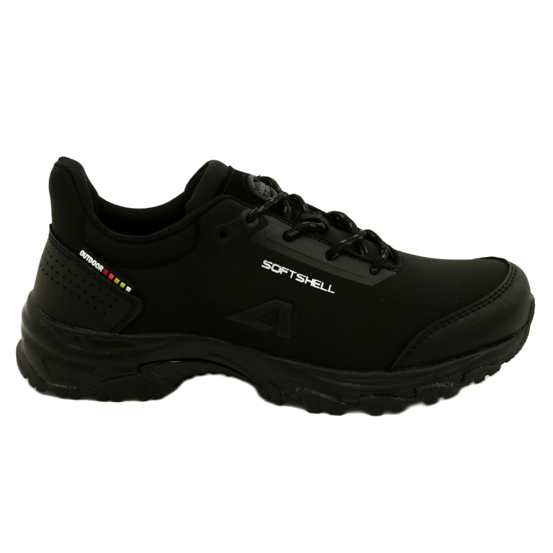 American Club Sapatos esportivos americanos Softshell à prova d'água WT90 / 22 preto