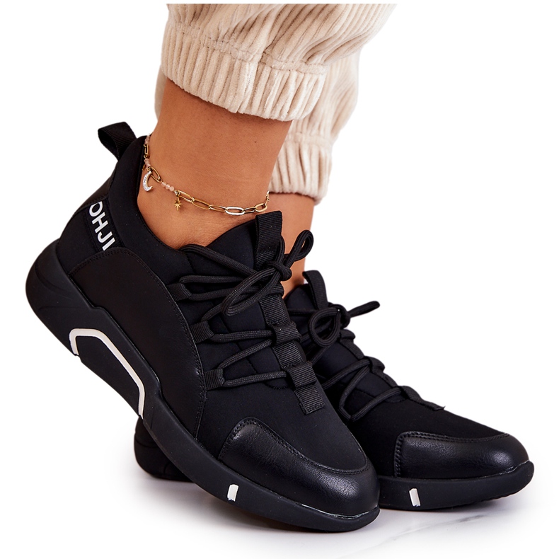 Vinceza Tênis esportivo Slip-on preto Marvene