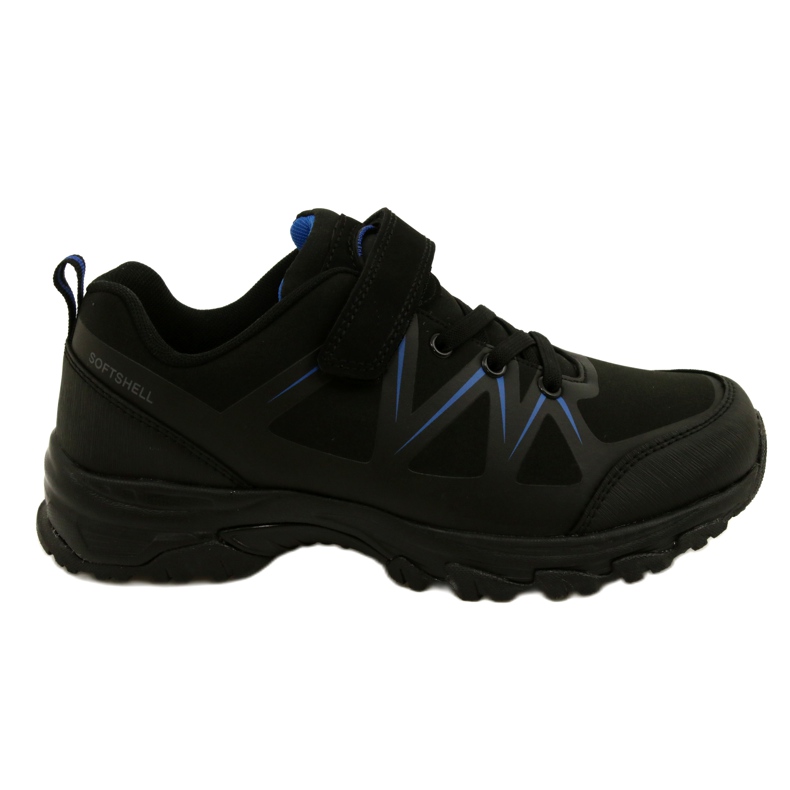 American Club Sapatos esportivos americanos softshell com velcro WT95/22 preto