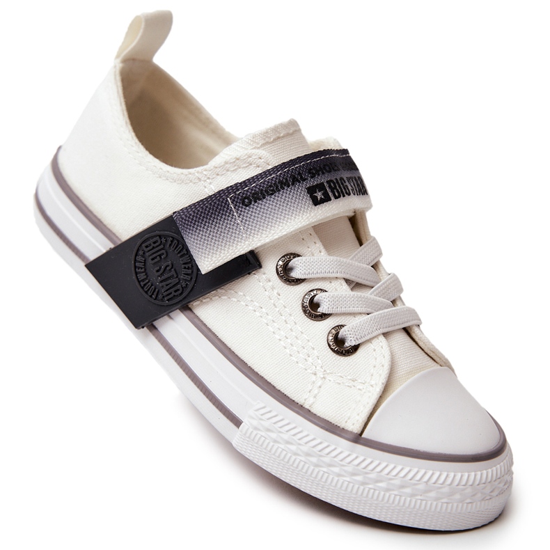 Tênis baixo infantil Big Star JJ374070 Branco
