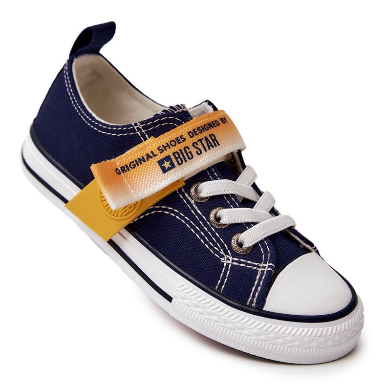 Tênis baixo infantil Big Star JJ374072 Azul Marinho