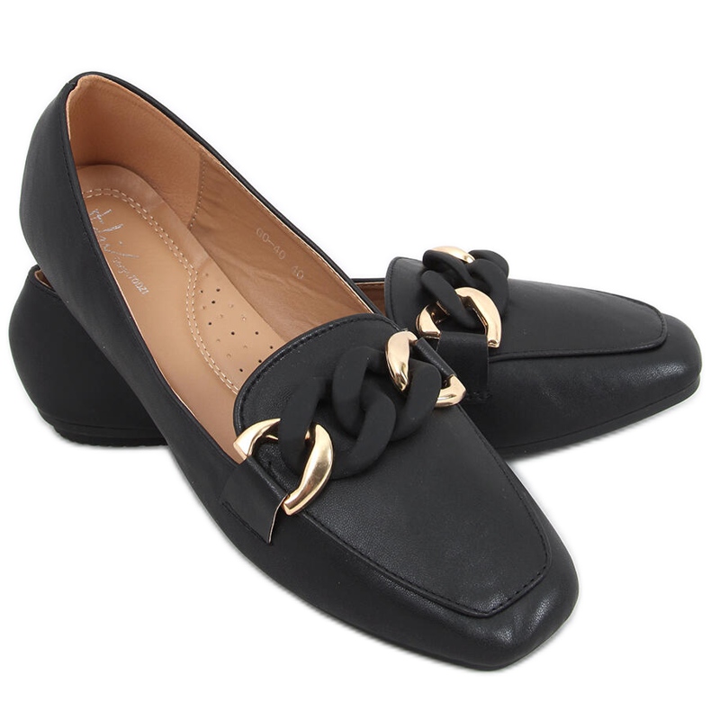 Mocassins femininos Matilde Black preto