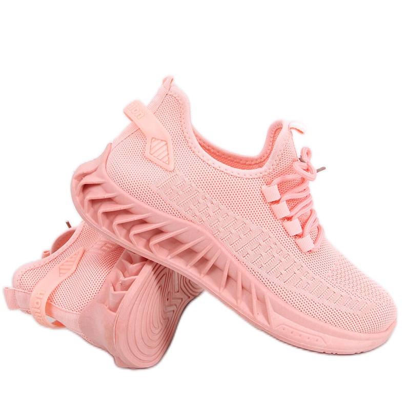 Kenza Pink meias tênis esportivos rosa