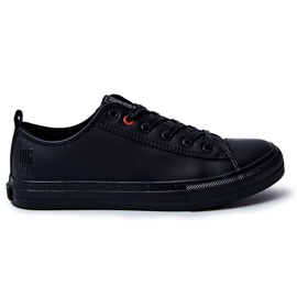 Tênis masculino de couro Big Star JJ174005 preto Tênis masculino de couro Big Star JJ174005 preto