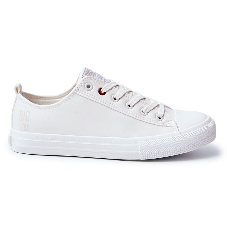 Tênis masculino de couro Big Star JJ174006 branco
