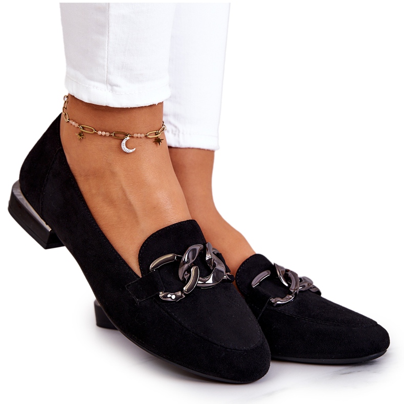 Mocassim de camurça Sergio Leone MK739 Preto