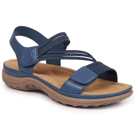 Sandálias com velcro Rieker W V8873-14 azul Sandálias com velcro Rieker W V8873-14 azul