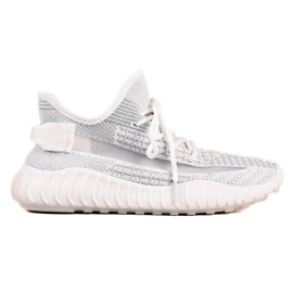 TRENDI Sapatos esportivos com malha branco