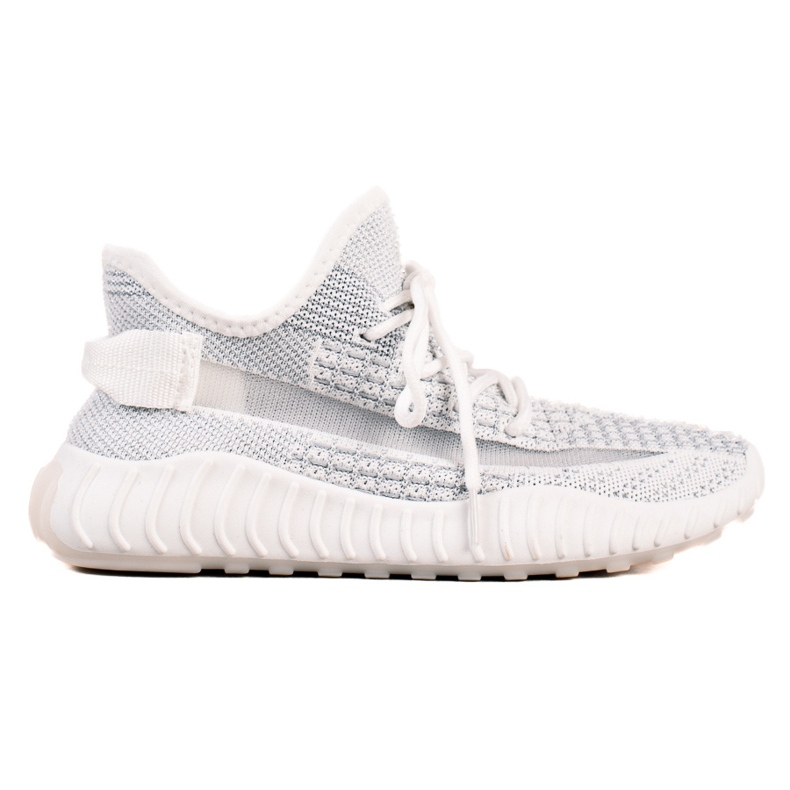 TRENDI Sapatos esportivos com malha branco