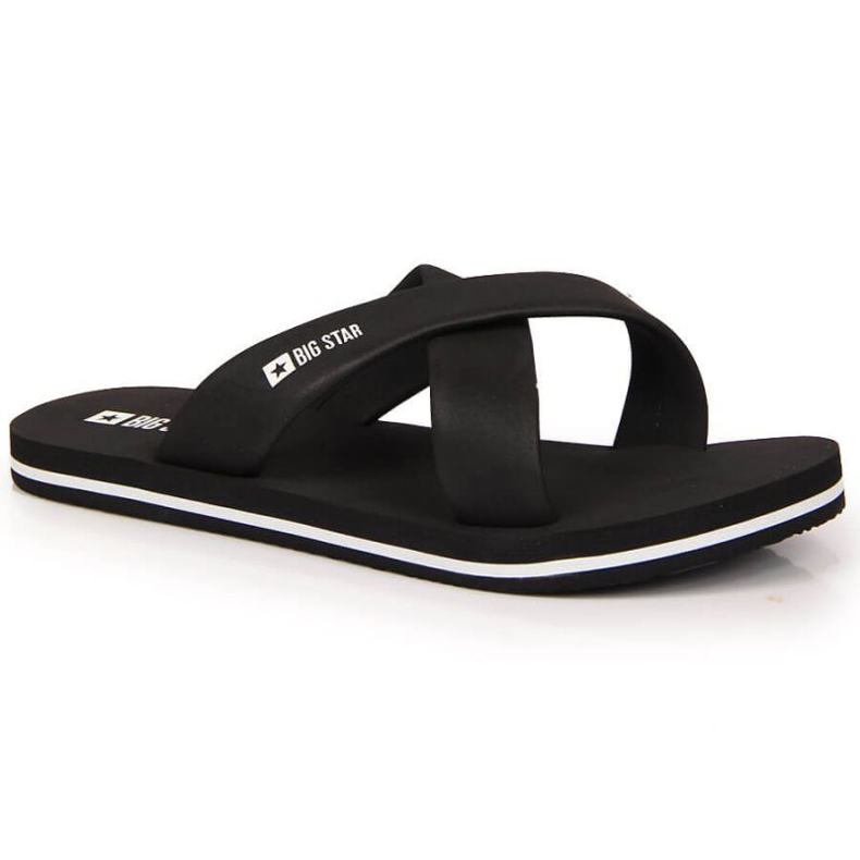 Chinelos de piscina pretos Big Star W JJ274A338