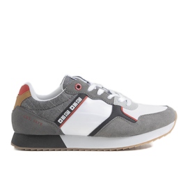 Tênis Big Star de homem branco e cinza JJ174147