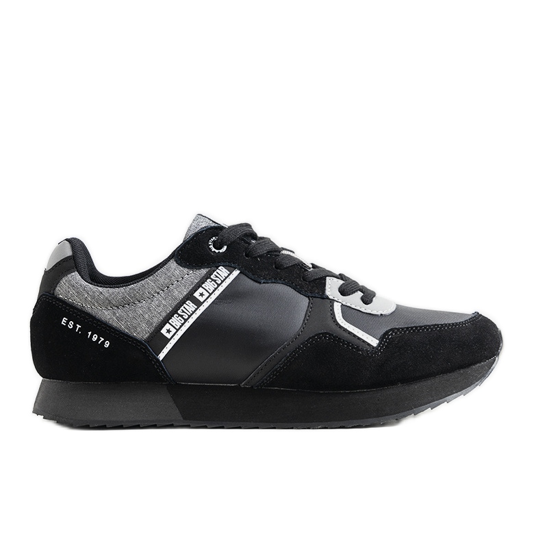 Tênis preto masculino Big Star JJ174145