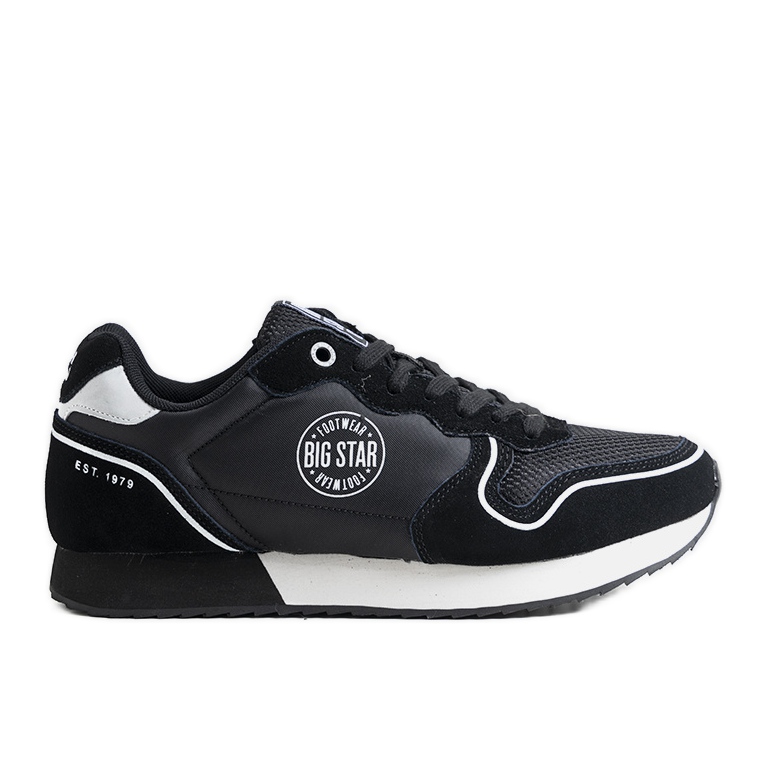 Tênis masculino preto Big Star JJ174140