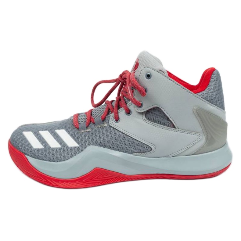 Tênis de basquete Adidas D Rose Boost M B72957 cinza tons de cinza