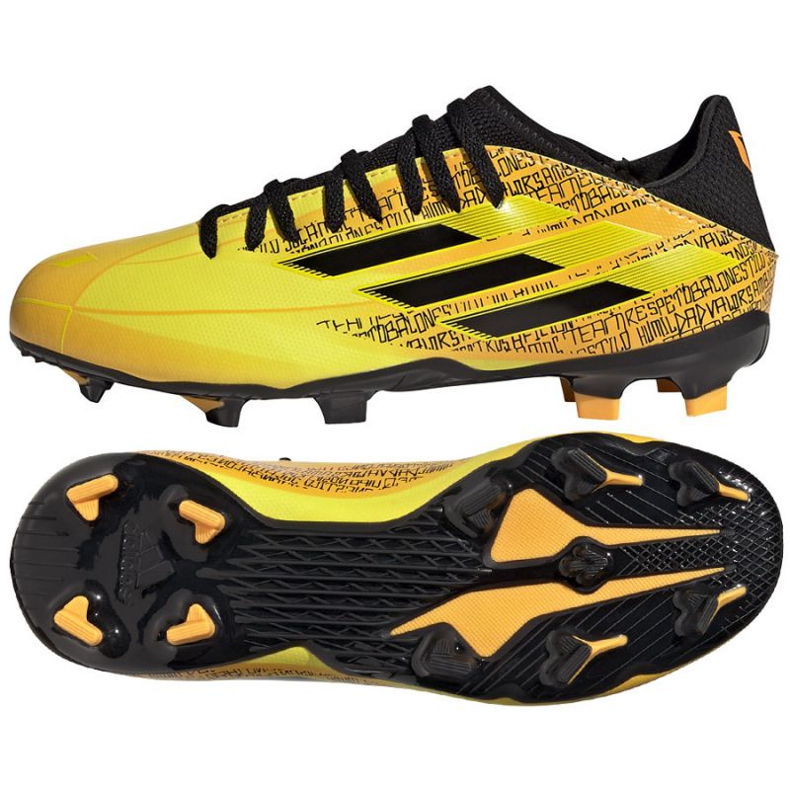 Chuteiras Adidas X Speedflow Messi.3 Fg Jr GW7420 amarelo amarelos