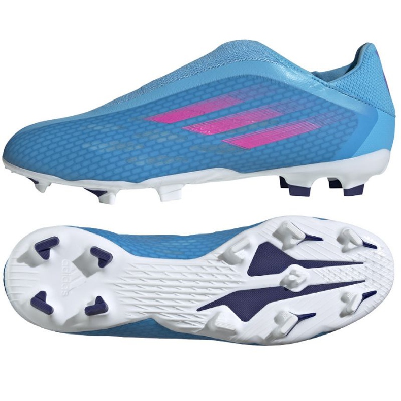 Chuteira Adidas X Speedflow.3 Ll Fg M GW7494 azul azul
