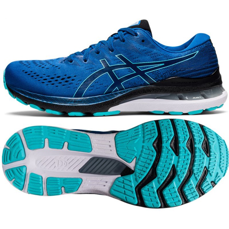 Asics Gel-Kayano 28 M 1011B189 402 tênis de corrida azul
