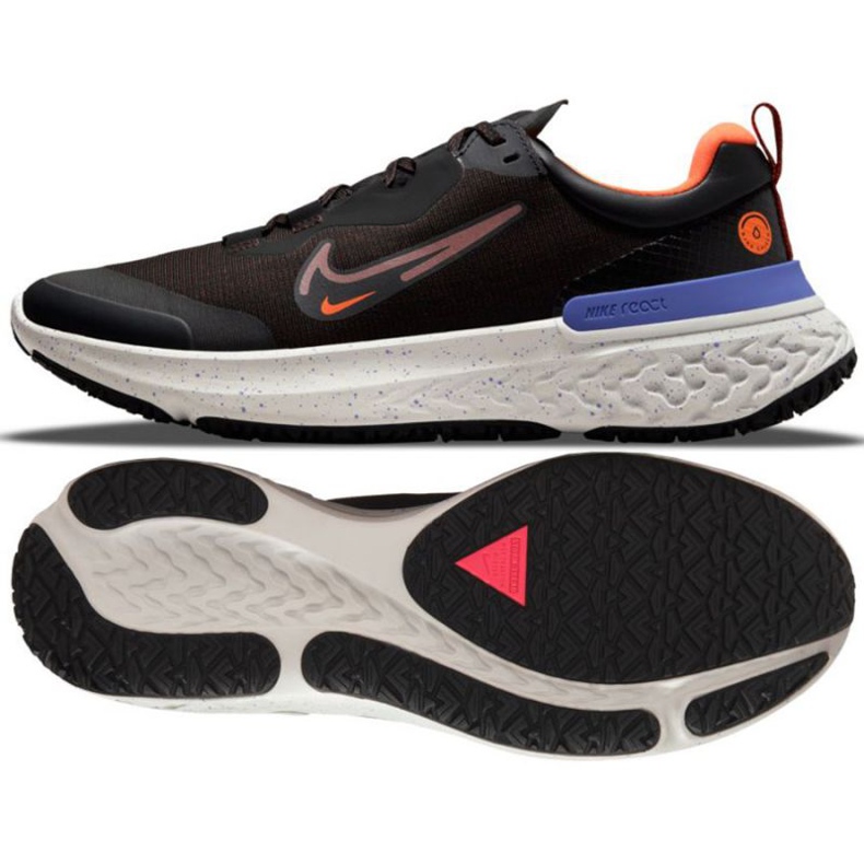 Tênis de corrida Nike React Miler 2 Shield M DC4064 003 preto