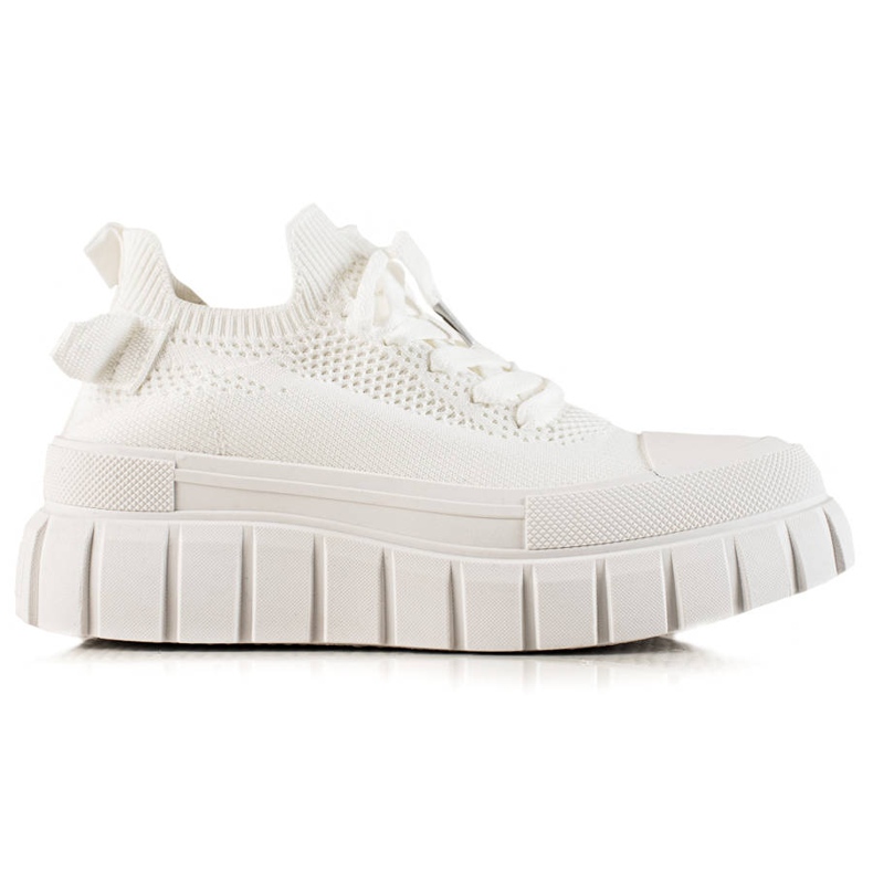 TRENDI Tênis da moda na plataforma branco